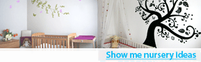 Nursery wall sticker ideas Nursery Ideas