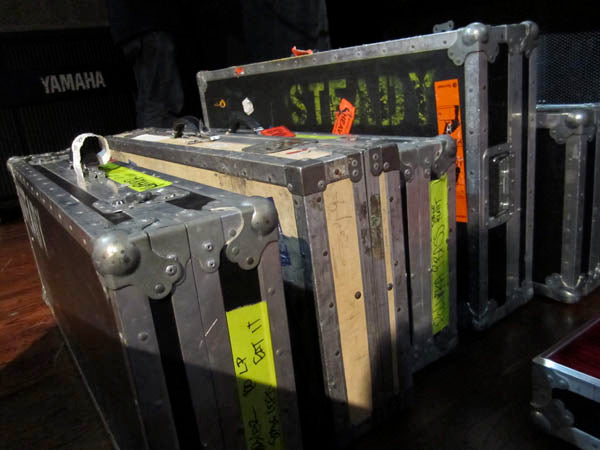 The Hold Steady's road cases