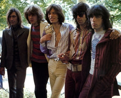 The Rolling Stones during the making of Exile on Main Street