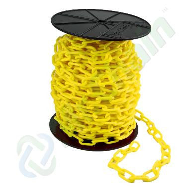 yellow plastic chain