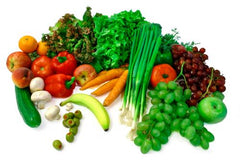 Eat lots of fresh fruits and veggies