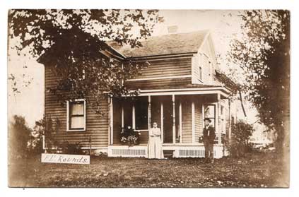 1909 Real Photo Post Card Frank E. & Ophelia Rounds