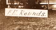 1909 RPPC ID'd Home of F.E. & Ophelia Rounds
