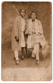 1910-20 RPPC Real Photo Postcard Photo Miss Johnson & Miss Ricketts