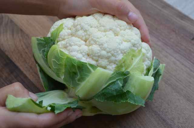 How to prepare cauliflower step 1